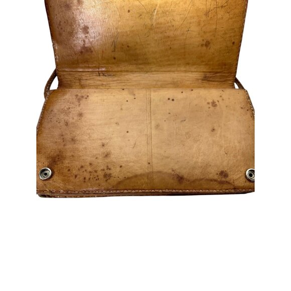 1970s Python snakeskin purse handmade - Picture 8 of 10